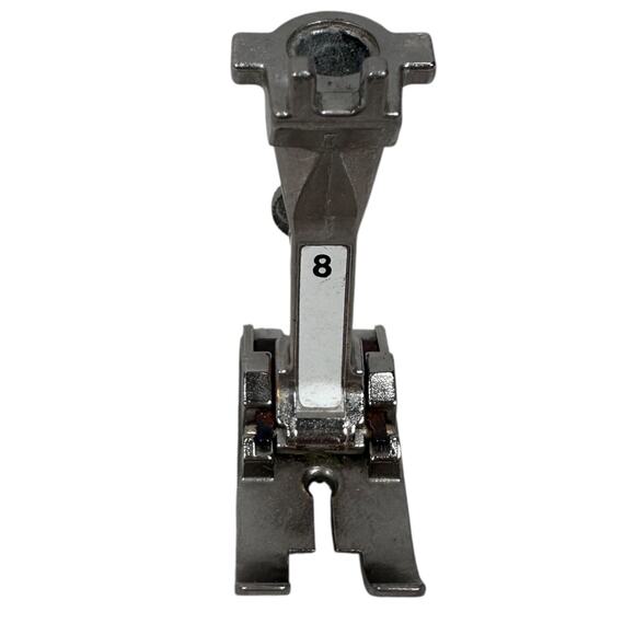 Bernina Jeans Foot #8 Straight Stitching For 5.5 mm and 9 mm Machine Old Style - Picture 2 of 6